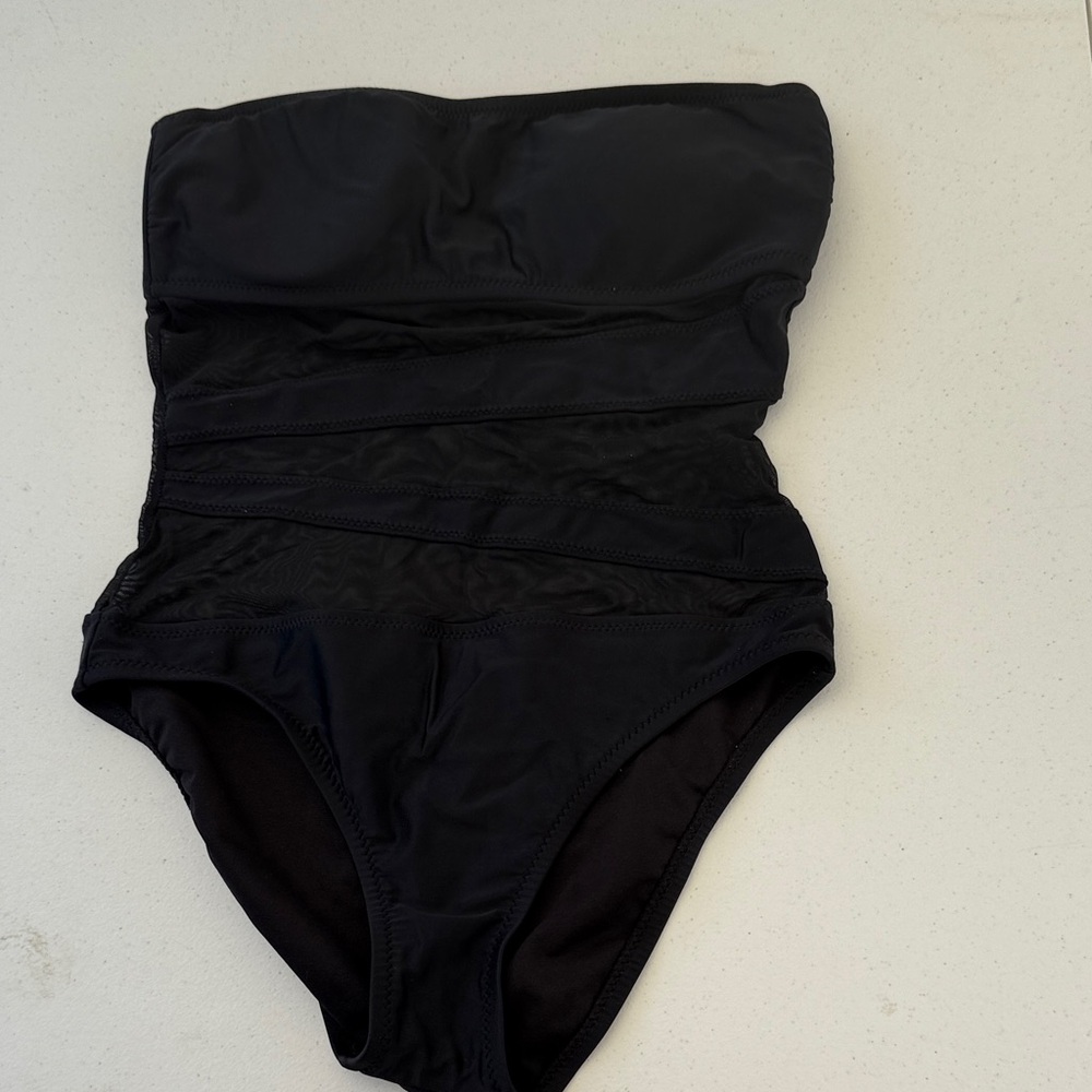 Mossimo Supply Co. Black One-Piece Swimsuit